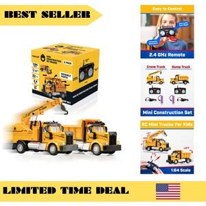 Force1 Remote Control Mini Trucks Toy Set For Kids